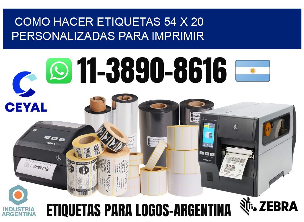 como hacer etiquetas 54 x 20 personalizadas para imprimir
