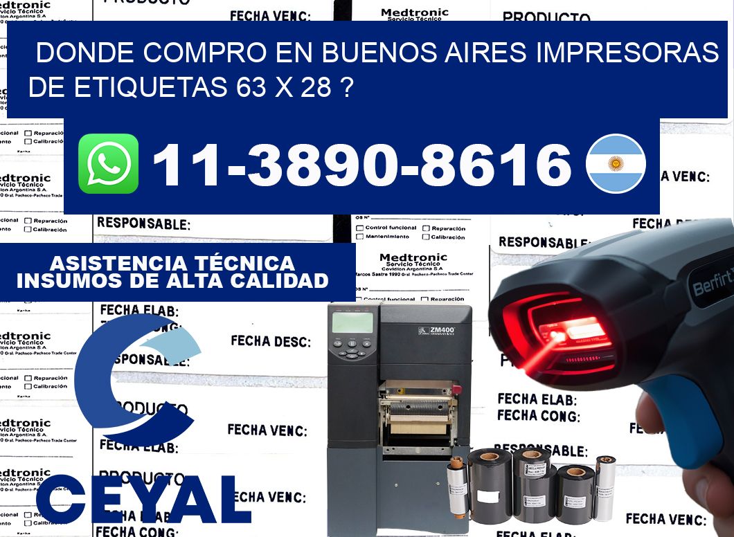 donde compro en buenos aires impresoras de etiquetas 63 x 28 ?