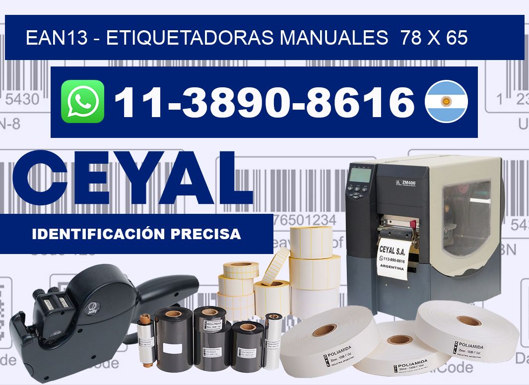 ean13 – Etiquetadoras Manuales  78 x 65