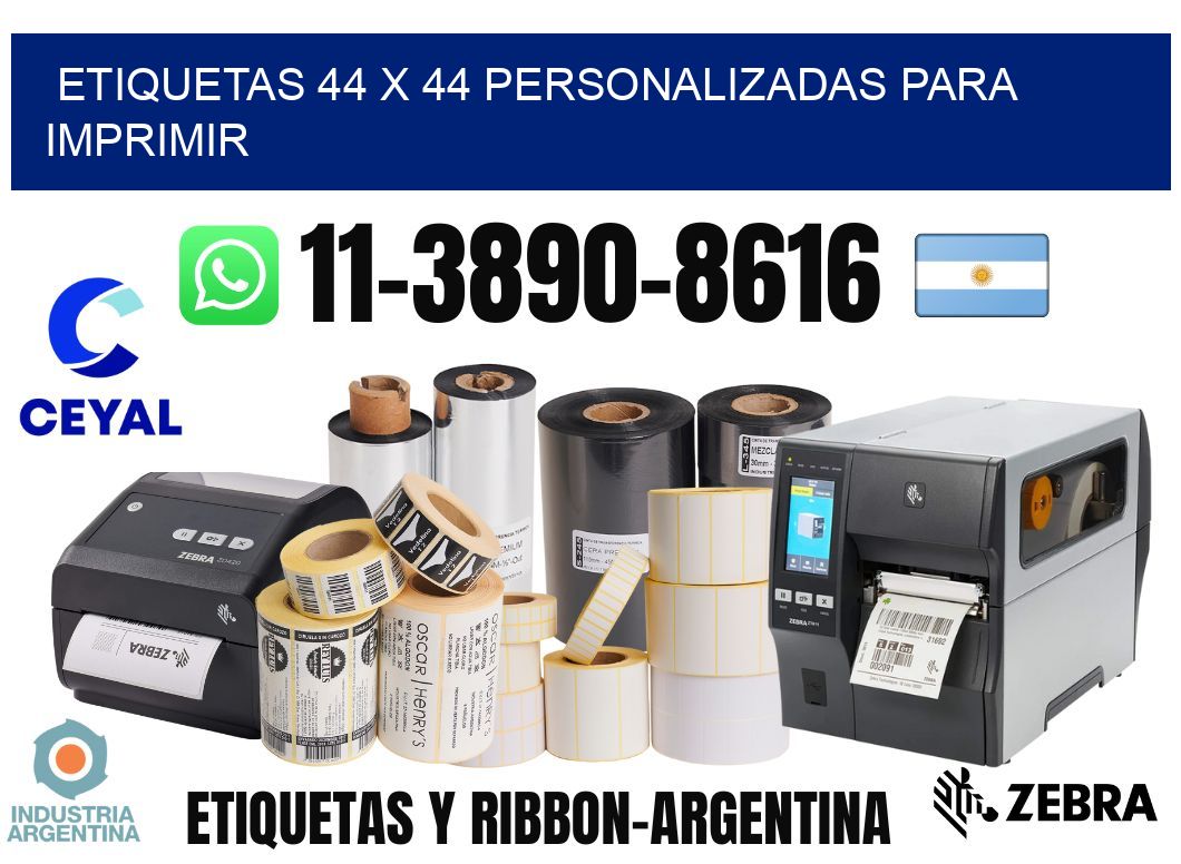 etiquetas 44 x 44 personalizadas para imprimir