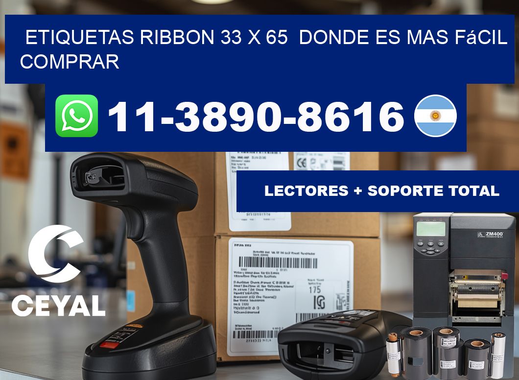 etiquetas ribbon 33 x 65  Donde es mas fácil comprar