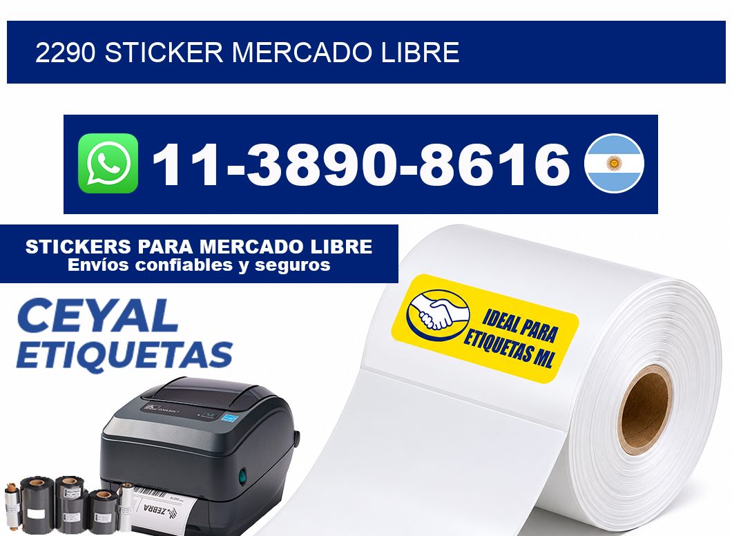 2290 sticker mercado libre