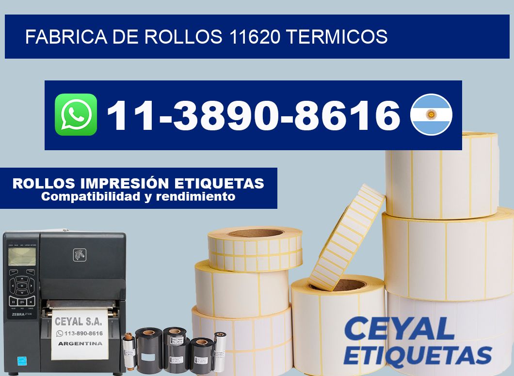 FABRICA DE ROLLOS 11620 TERMICOS