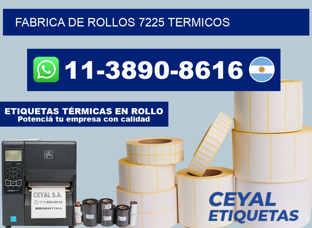 FABRICA DE ROLLOS 7225 TERMICOS