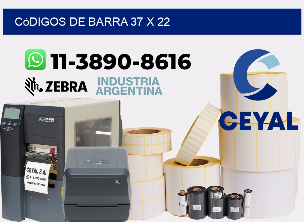 códigos de barra 37 x 22