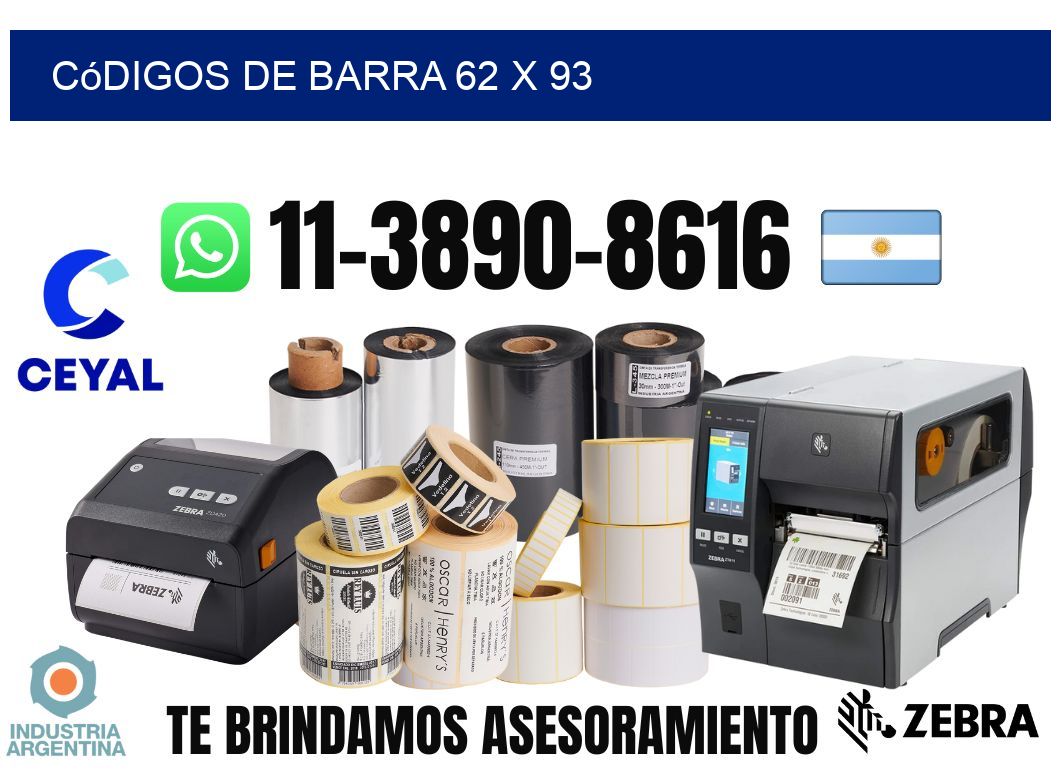 códigos de barra 62 x 93