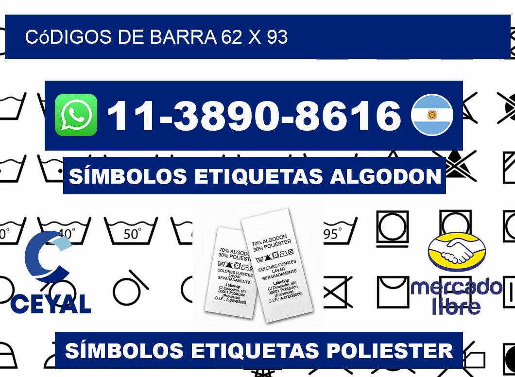 códigos de barra 62 x 93