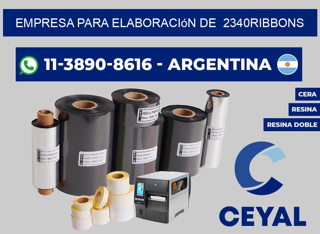 empresa para elaboración de  2340ribbons