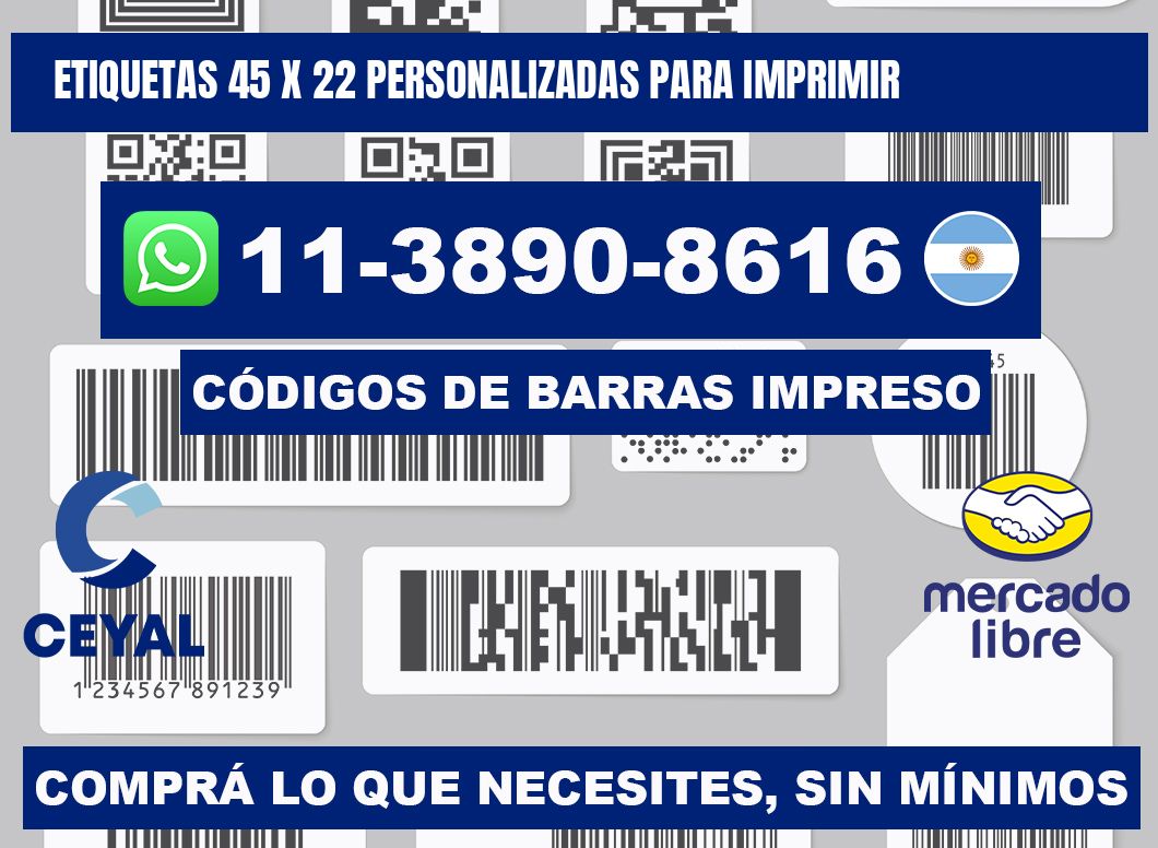 etiquetas 45 x 22 personalizadas para imprimir