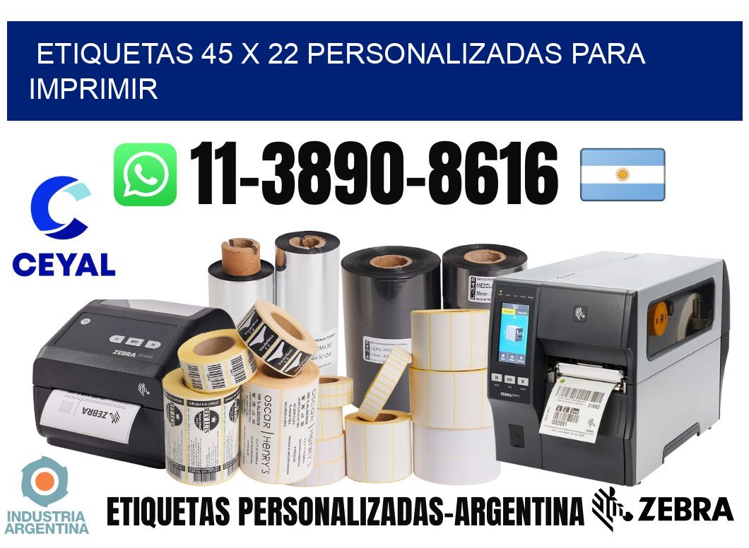 etiquetas 45 x 22 personalizadas para imprimir