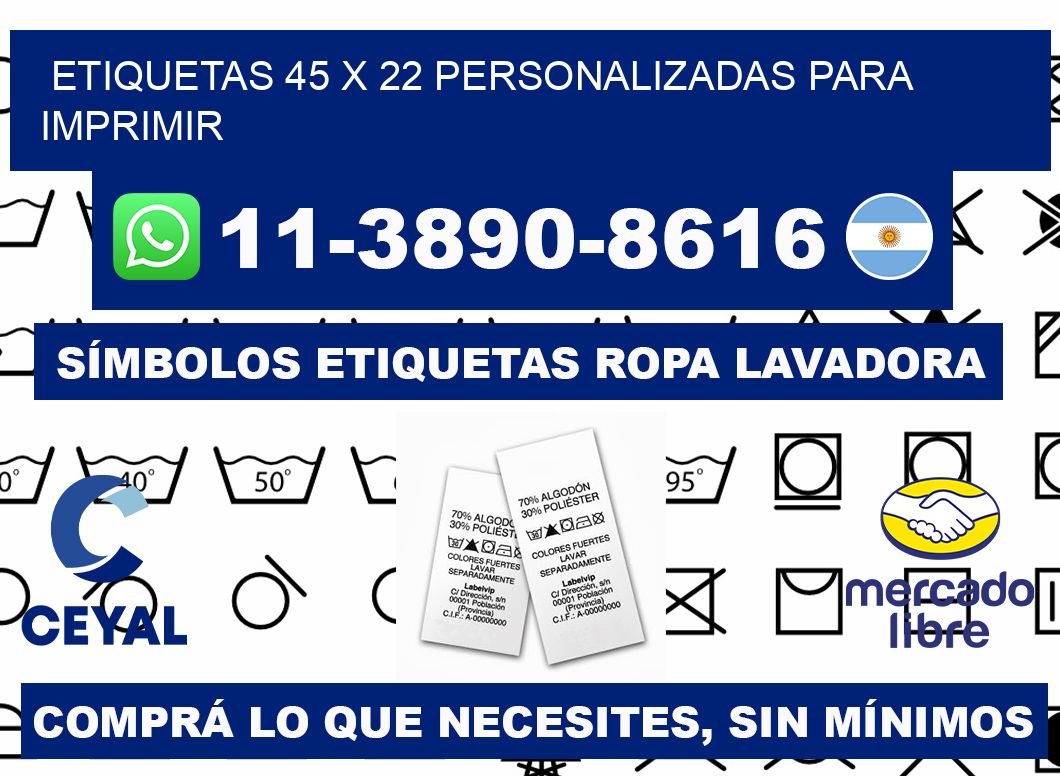 etiquetas 45 x 22 personalizadas para imprimir