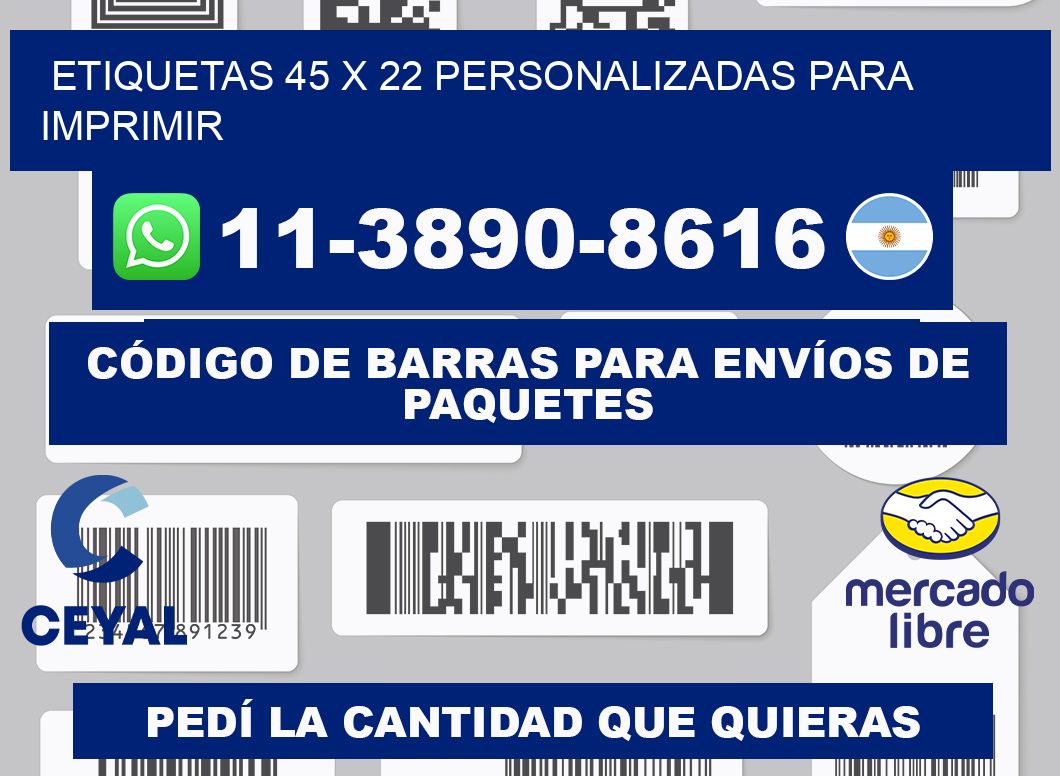 etiquetas 45 x 22 personalizadas para imprimir