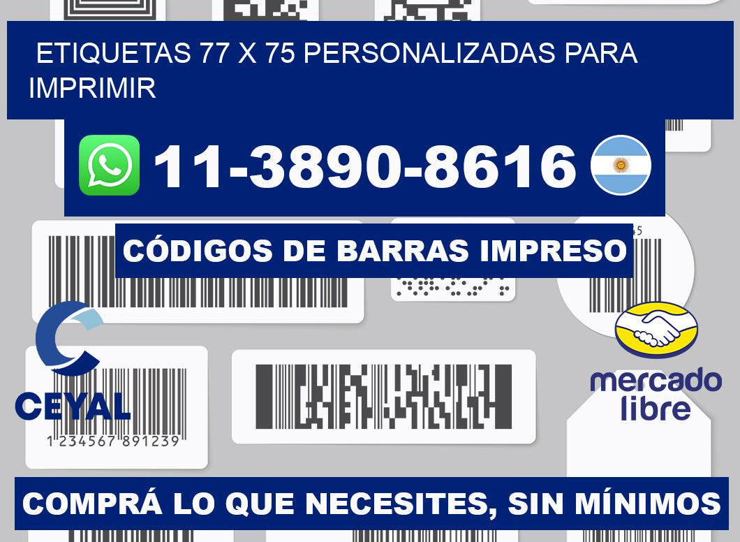 etiquetas 77 x 75 personalizadas para imprimir