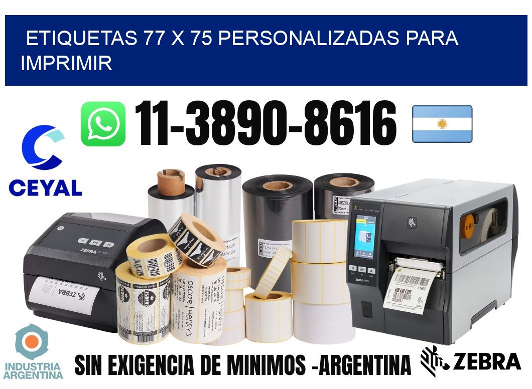 etiquetas 77 x 75 personalizadas para imprimir