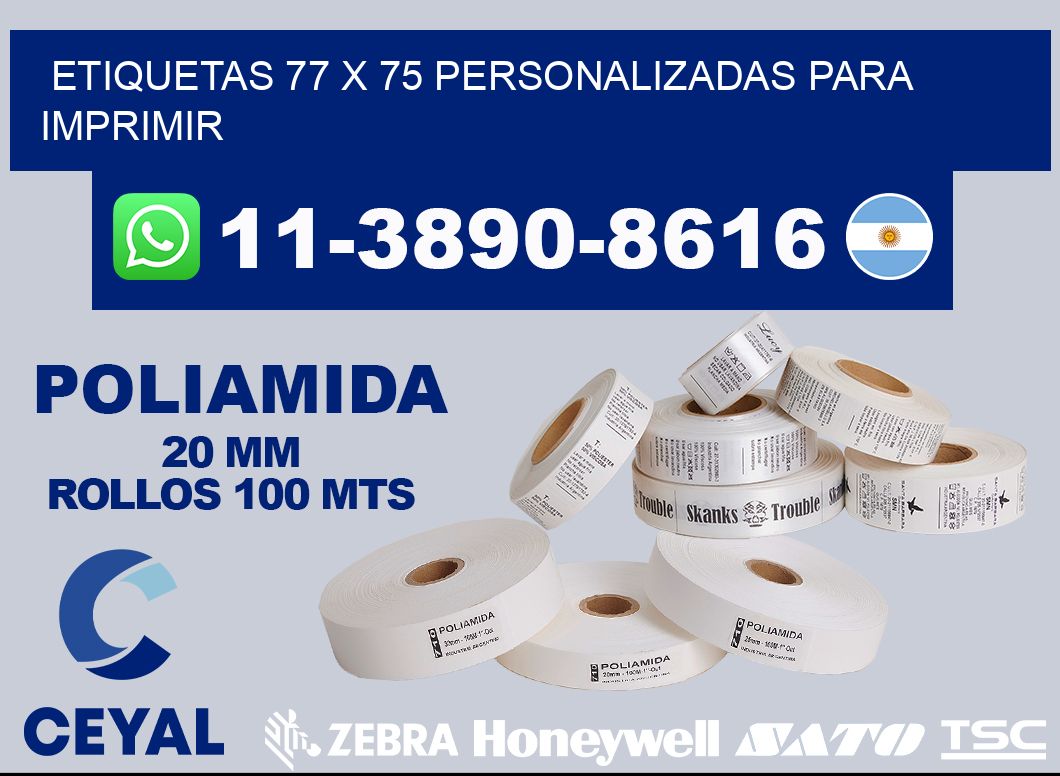 etiquetas 77 x 75 personalizadas para imprimir