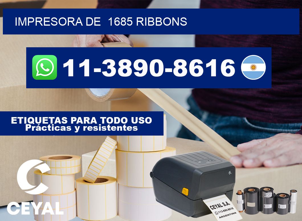 impresora de  1685 ribbons