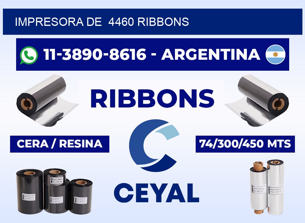 impresora de  4460 ribbons