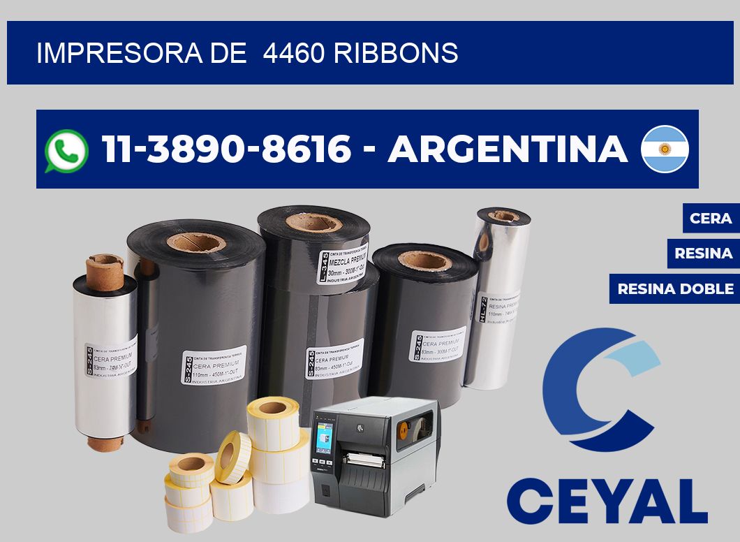 impresora de  4460 ribbons