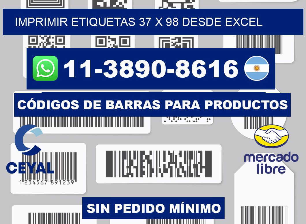 imprimir etiquetas 37 x 98 desde excel