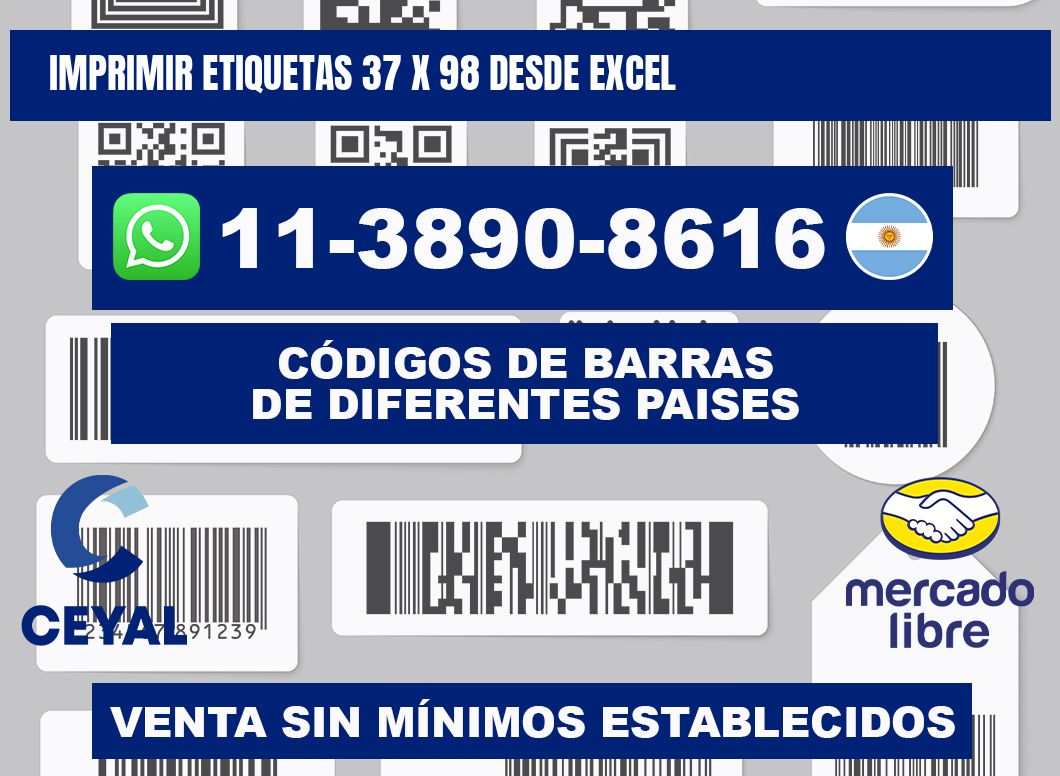 imprimir etiquetas 37 x 98 desde excel