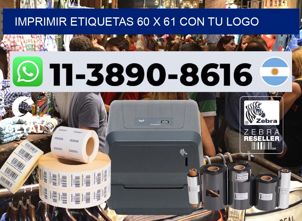 imprimir etiquetas 60 x 61 con tu logo