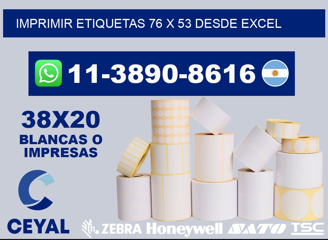 imprimir etiquetas 76 x 53 desde excel