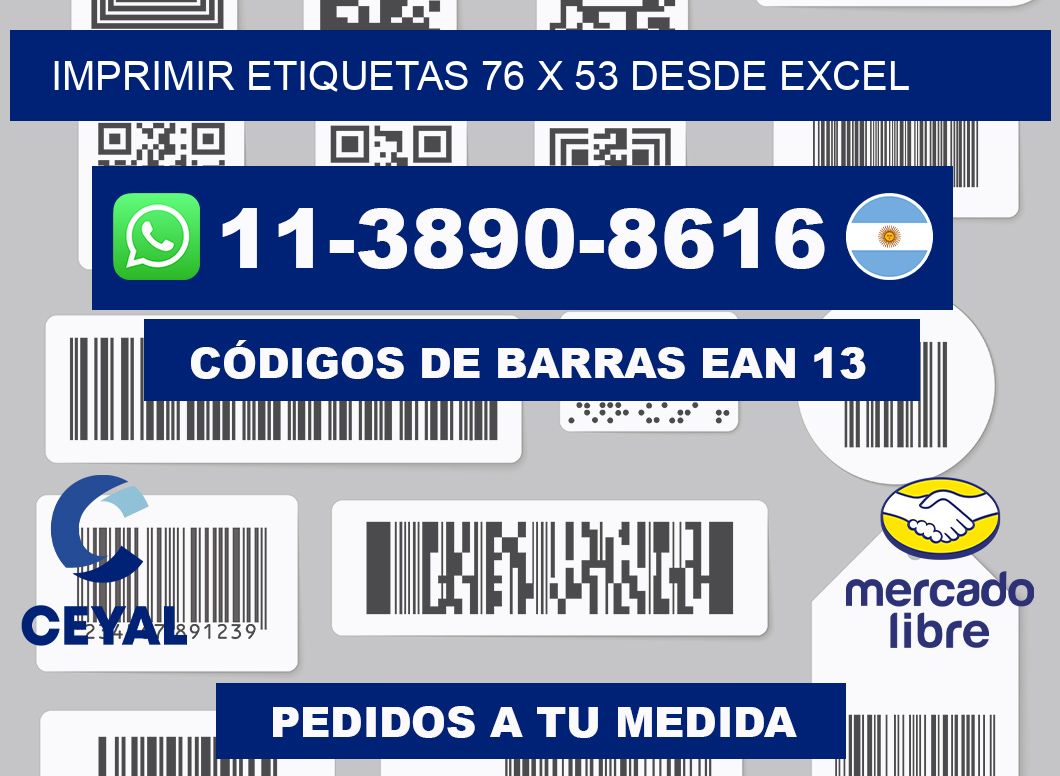 imprimir etiquetas 76 x 53 desde excel