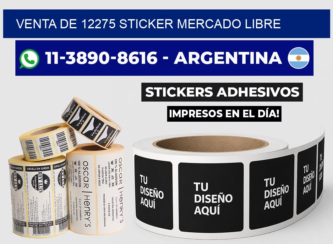 venta de 12275 sticker mercado libre