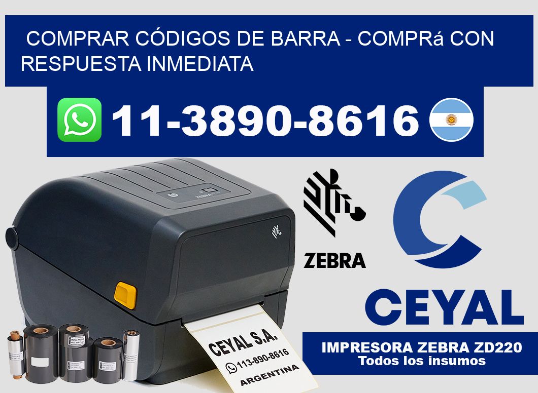 COMPRAR CÓDIGOS DE BARRA – Comprá con respuesta inmediata