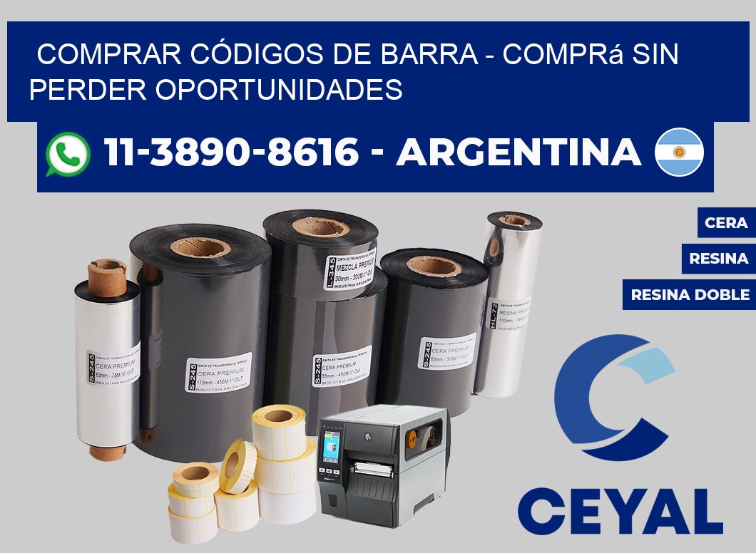 COMPRAR CÓDIGOS DE BARRA - Comprá sin perder oportunidades