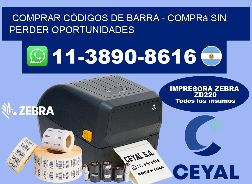 COMPRAR CÓDIGOS DE BARRA - Comprá sin perder oportunidades
