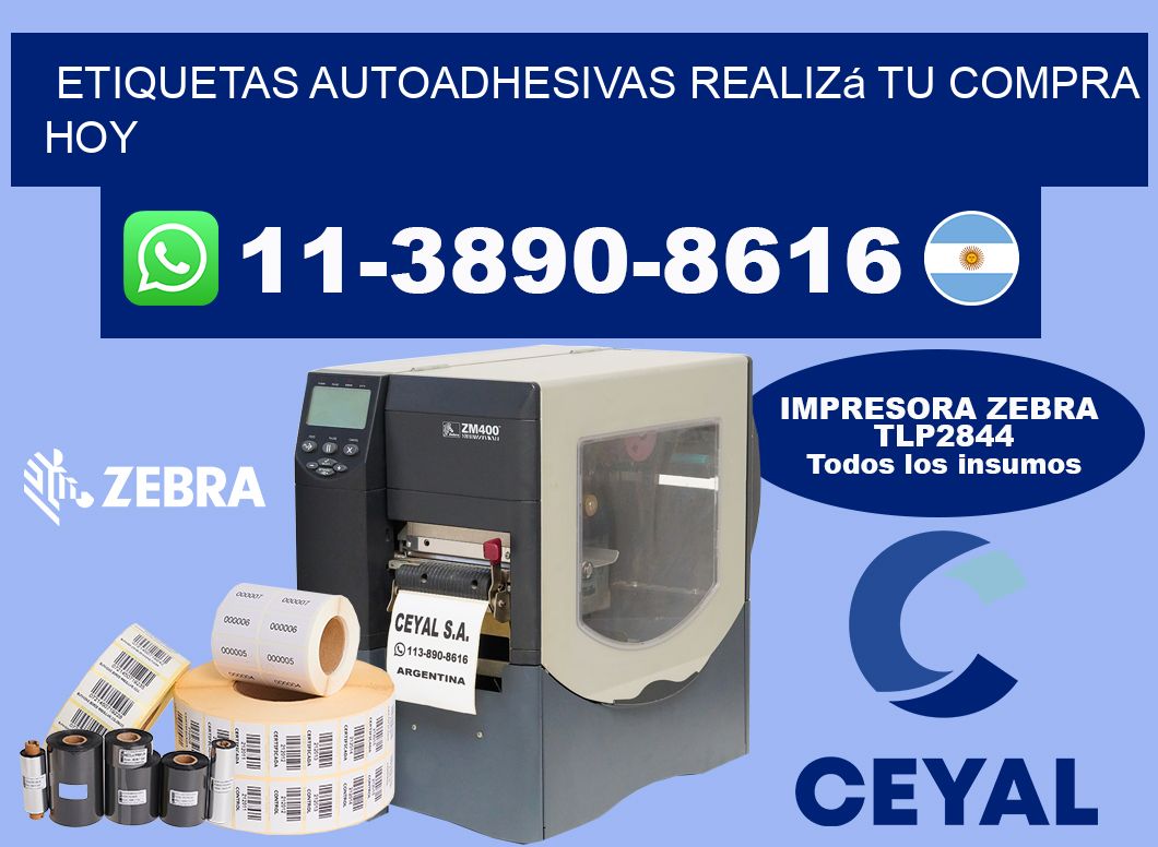 ETIQUETAS AUTOADHESIVAS Realizá tu compra hoy