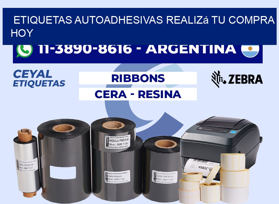 ETIQUETAS AUTOADHESIVAS Realizá tu compra hoy