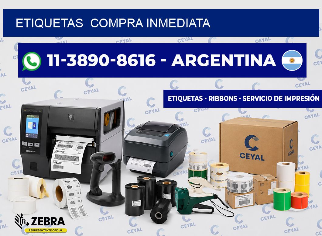 ETIQUETAS  Compra inmediata