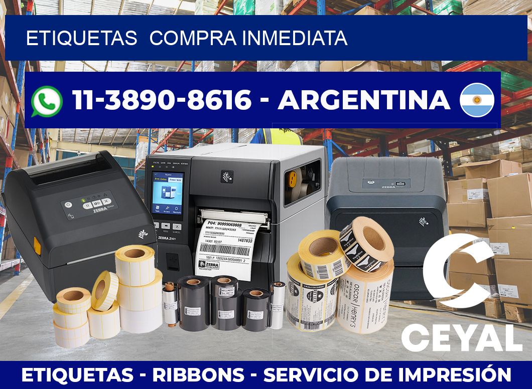 ETIQUETAS  Compra inmediata