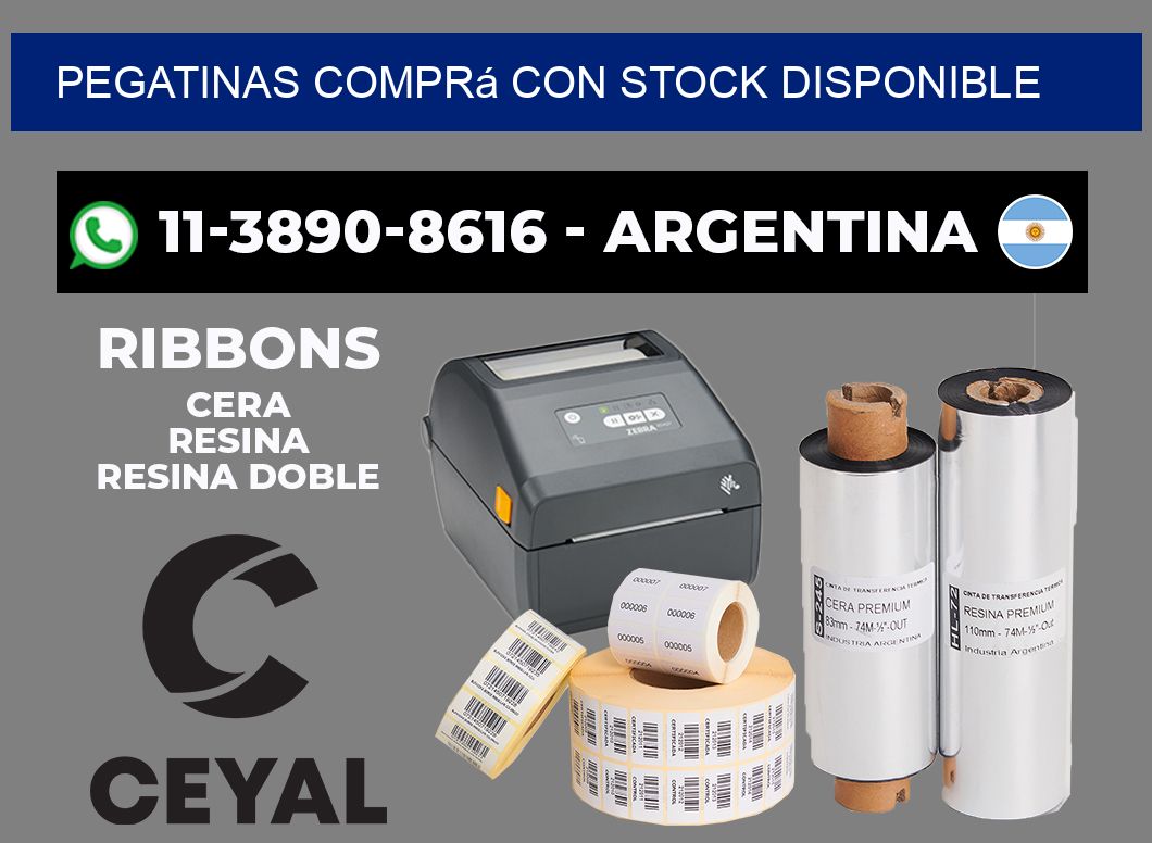 PEGATINAS Comprá con stock disponible