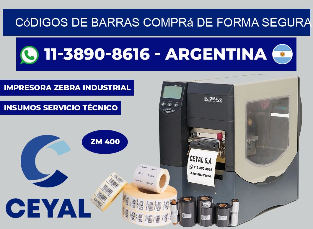 códigos de barras Comprá de forma segura
