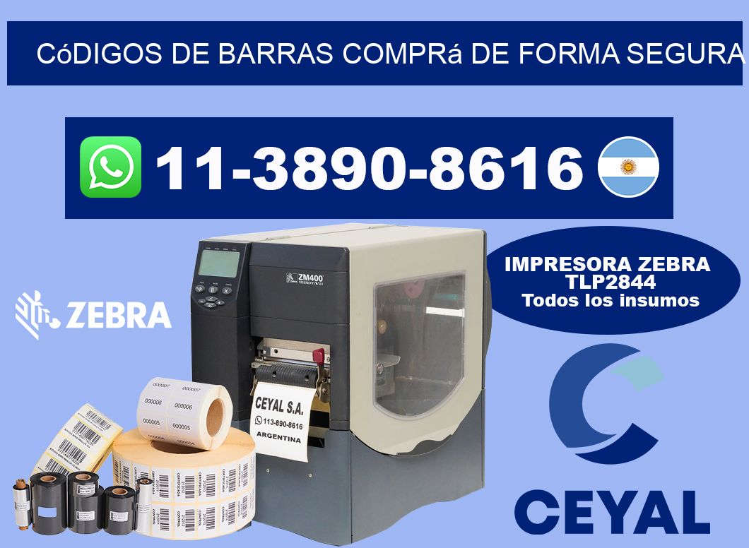 códigos de barras Comprá de forma segura