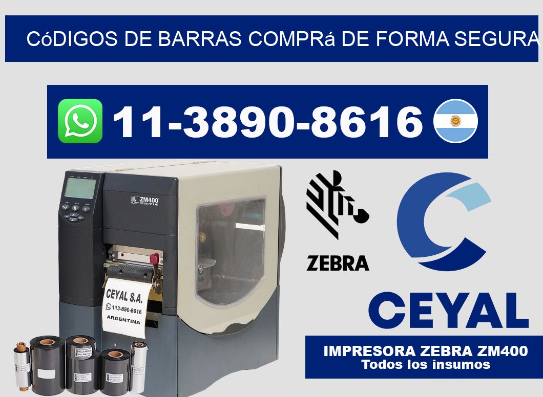 códigos de barras Comprá de forma segura