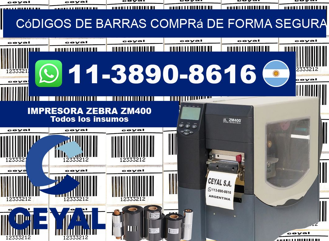 códigos de barras Comprá de forma segura