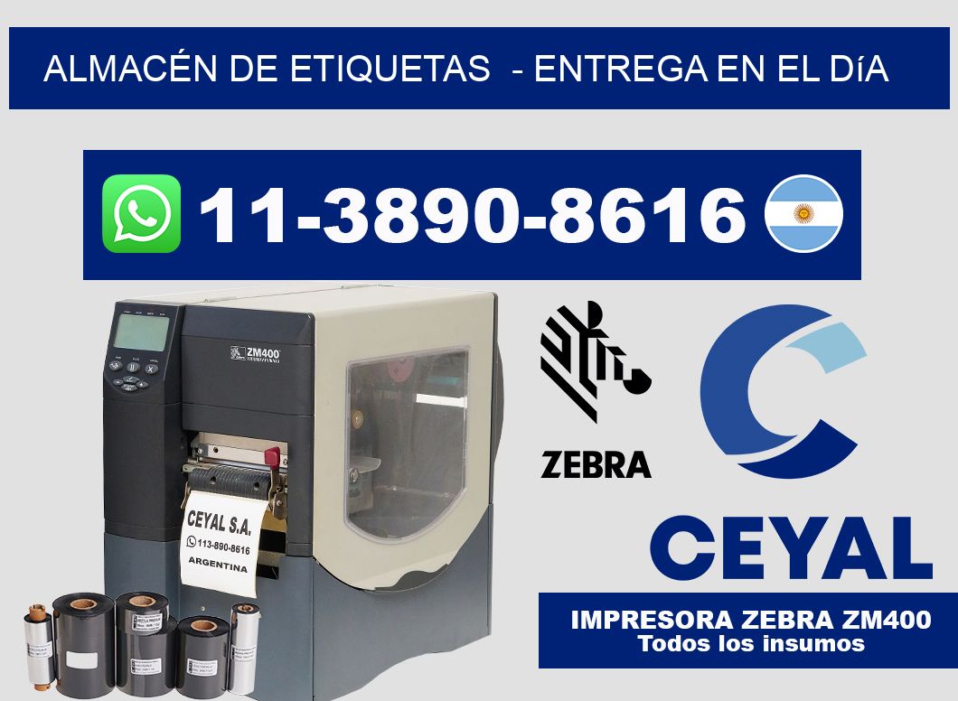 ALMACÉN DE ETIQUETAS  - Entrega en el día
