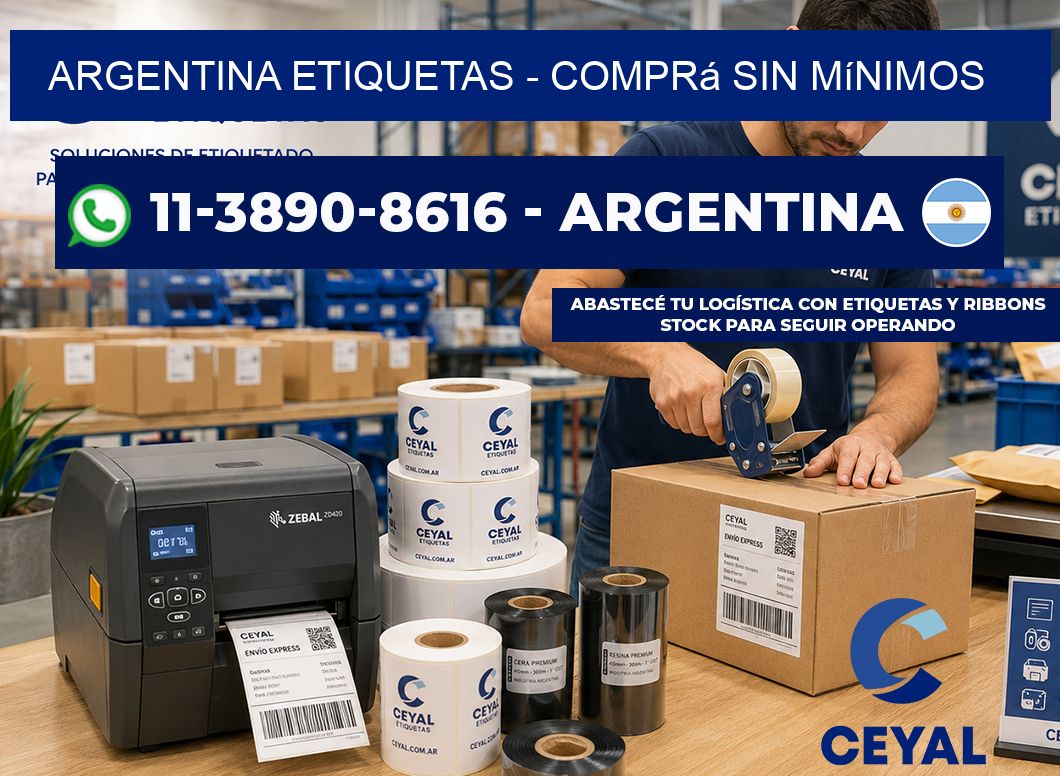 ARGENTINA ETIQUETAS - Comprá sin mínimos