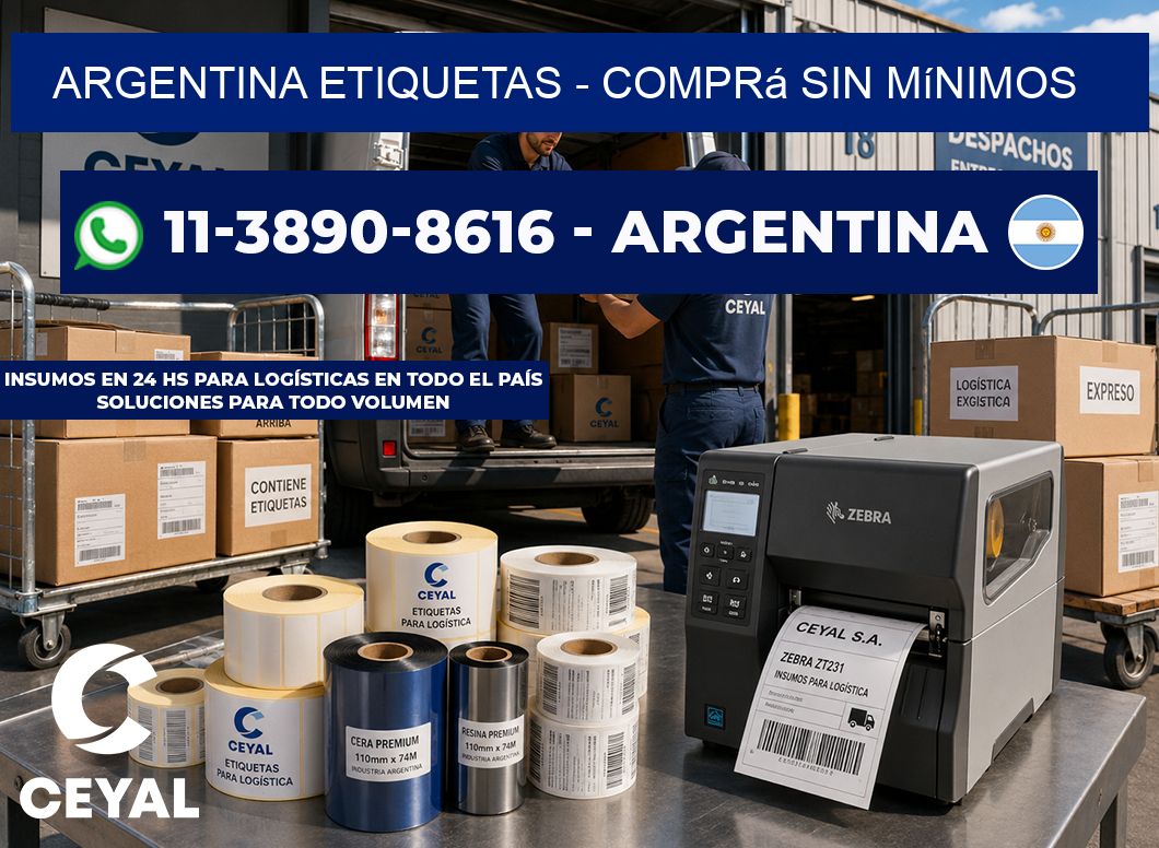 ARGENTINA ETIQUETAS - Comprá sin mínimos