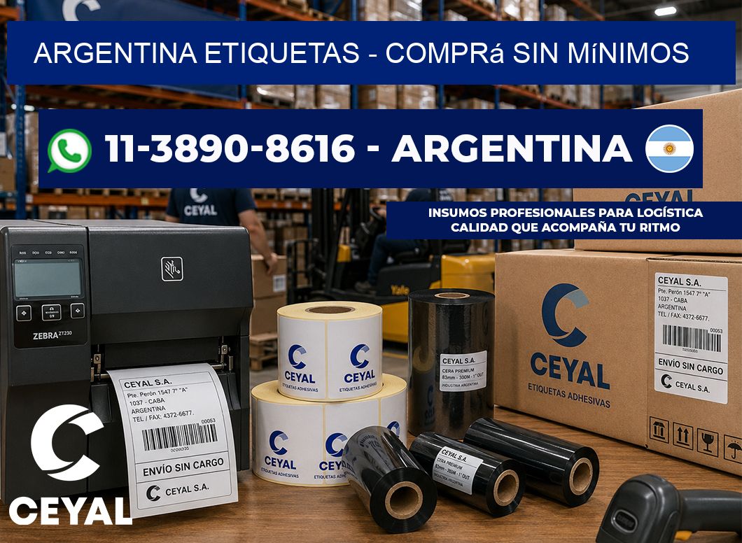 ARGENTINA ETIQUETAS - Comprá sin mínimos
