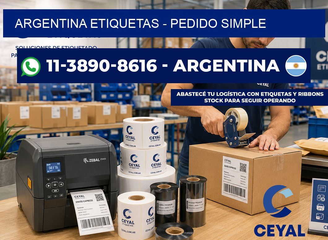 ARGENTINA ETIQUETAS - Pedido simple