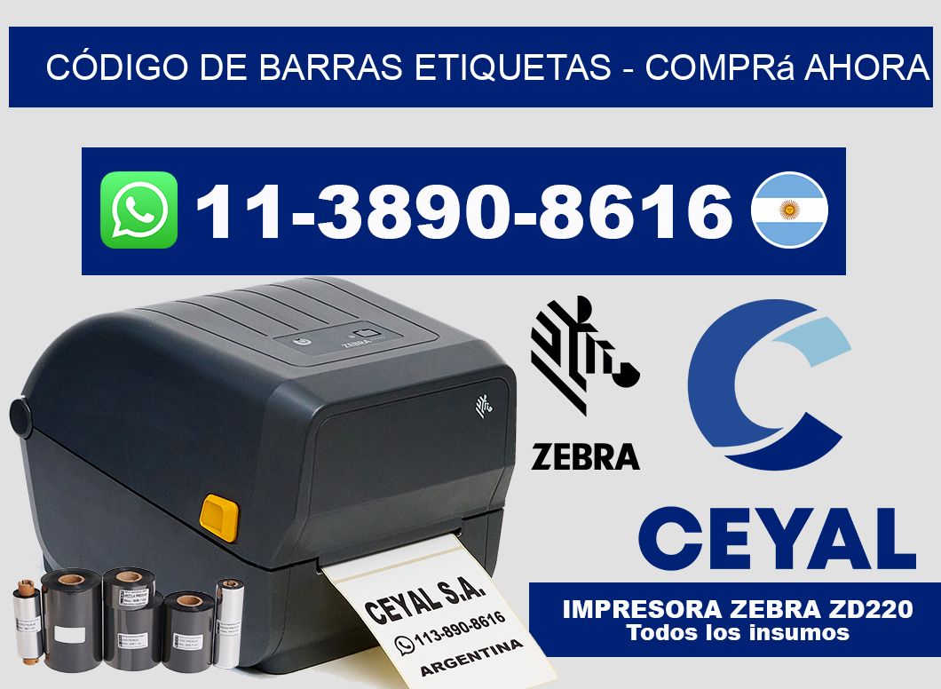 CÓDIGO DE BARRAS ETIQUETAS – Comprá ahora