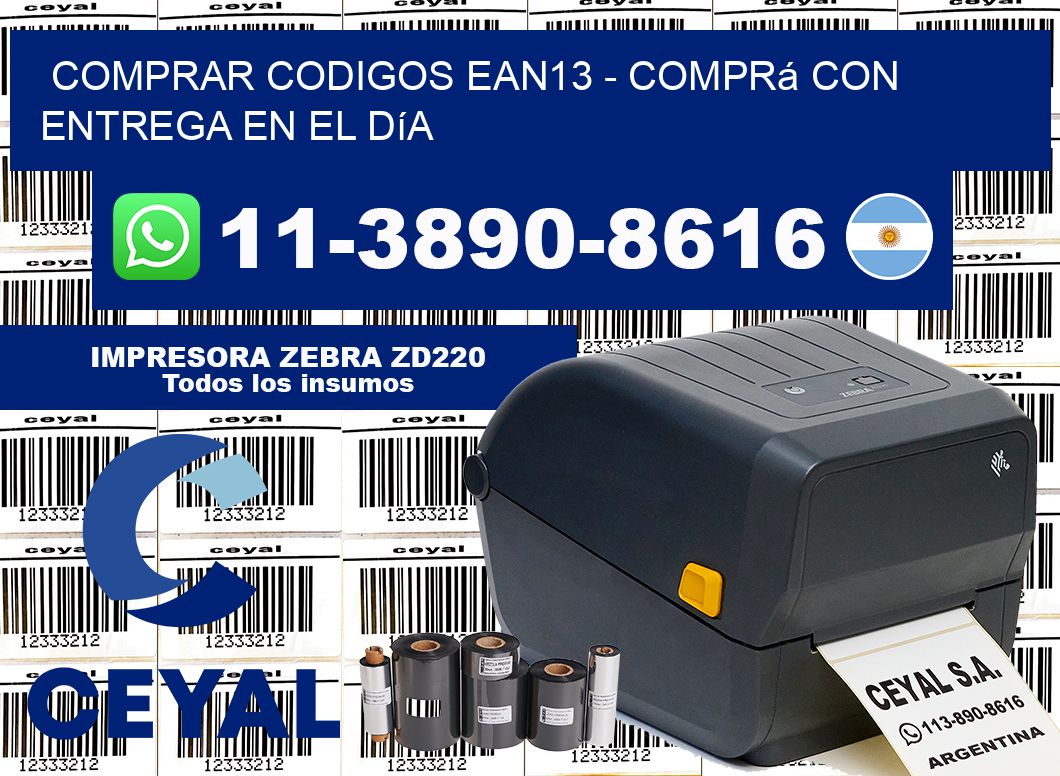 COMPRAR CODIGOS EAN13 - Comprá con entrega en el día