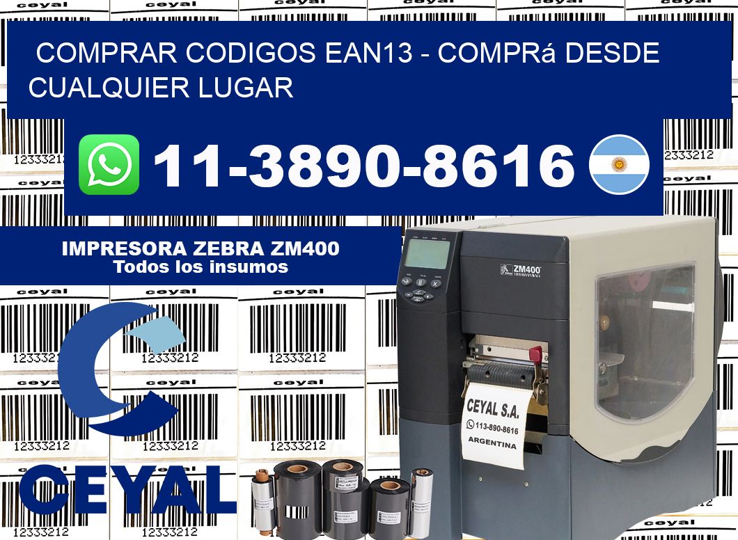 COMPRAR CODIGOS EAN13 – Comprá desde cualquier lugar