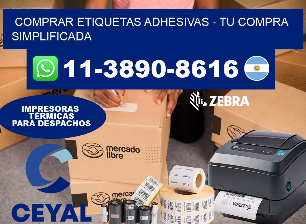 COMPRAR ETIQUETAS ADHESIVAS - Tu compra simplificada
