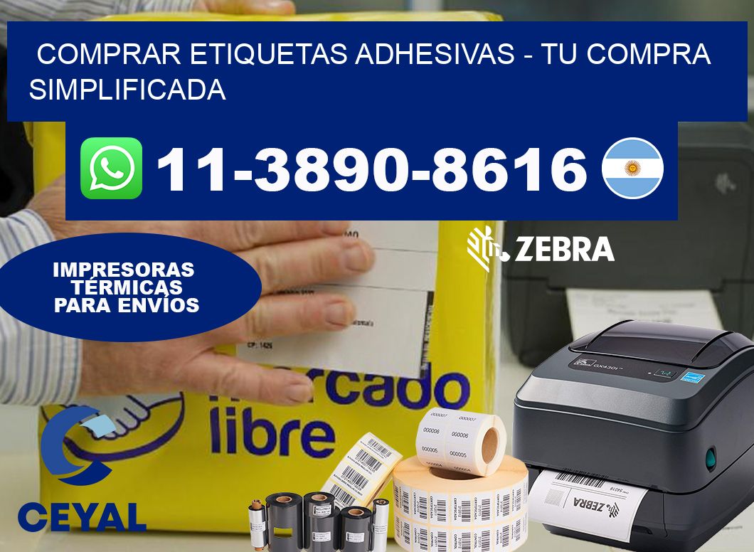COMPRAR ETIQUETAS ADHESIVAS - Tu compra simplificada